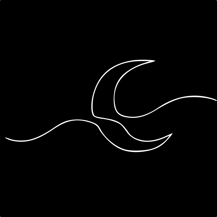 Moon symbol representing the Between Light and Shadow dyad workshop dates and times